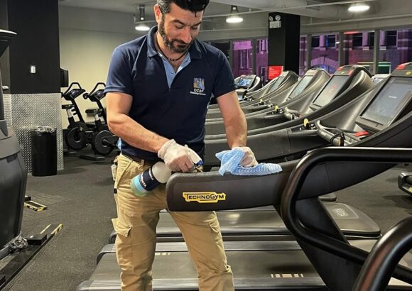 Professional gym cleaner